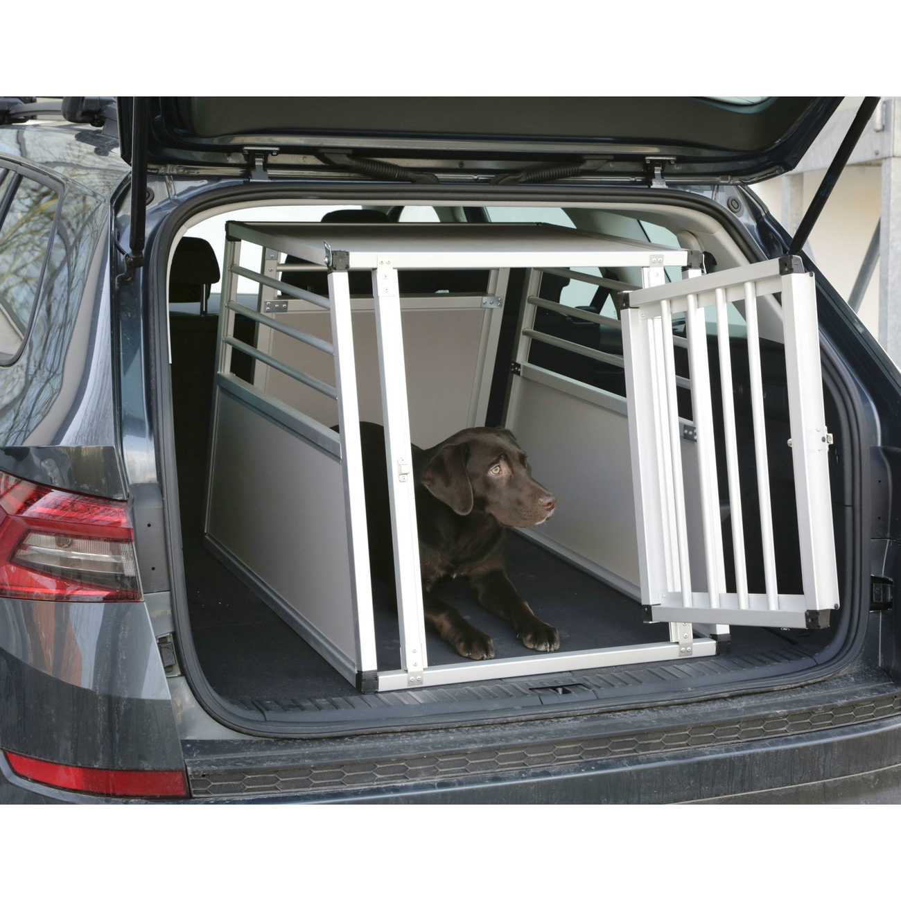 Alu-Hunde Transportbox Barry eintürig Bild 5