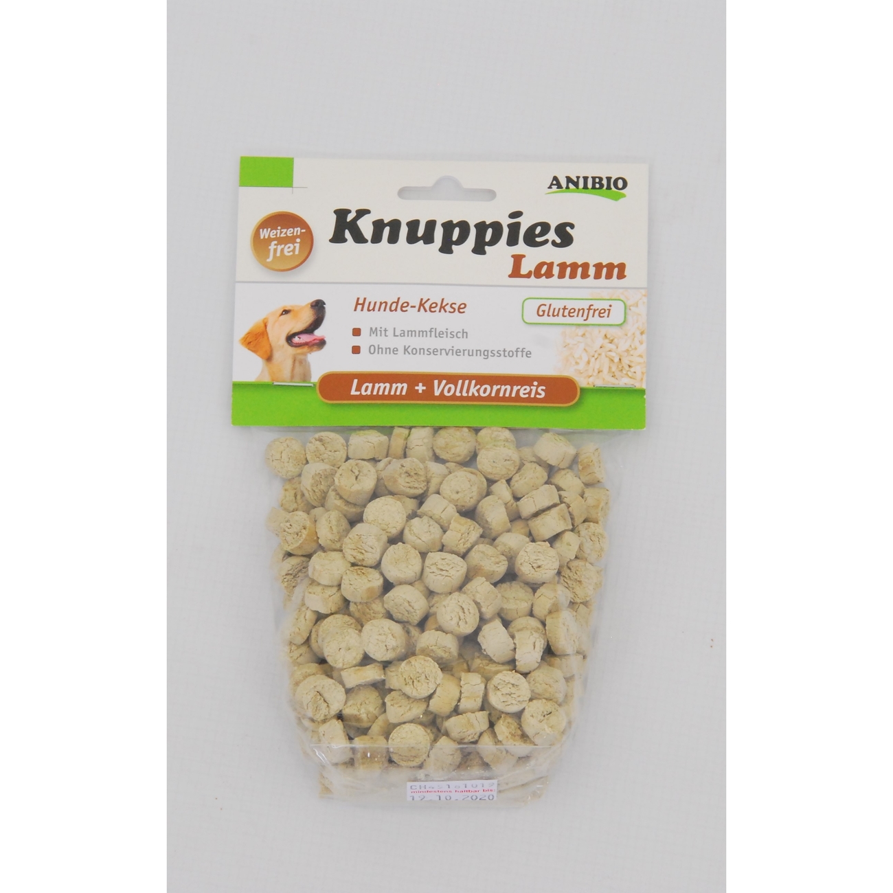 Anibio Lamm Knuppies Hundekekse Bild 1
