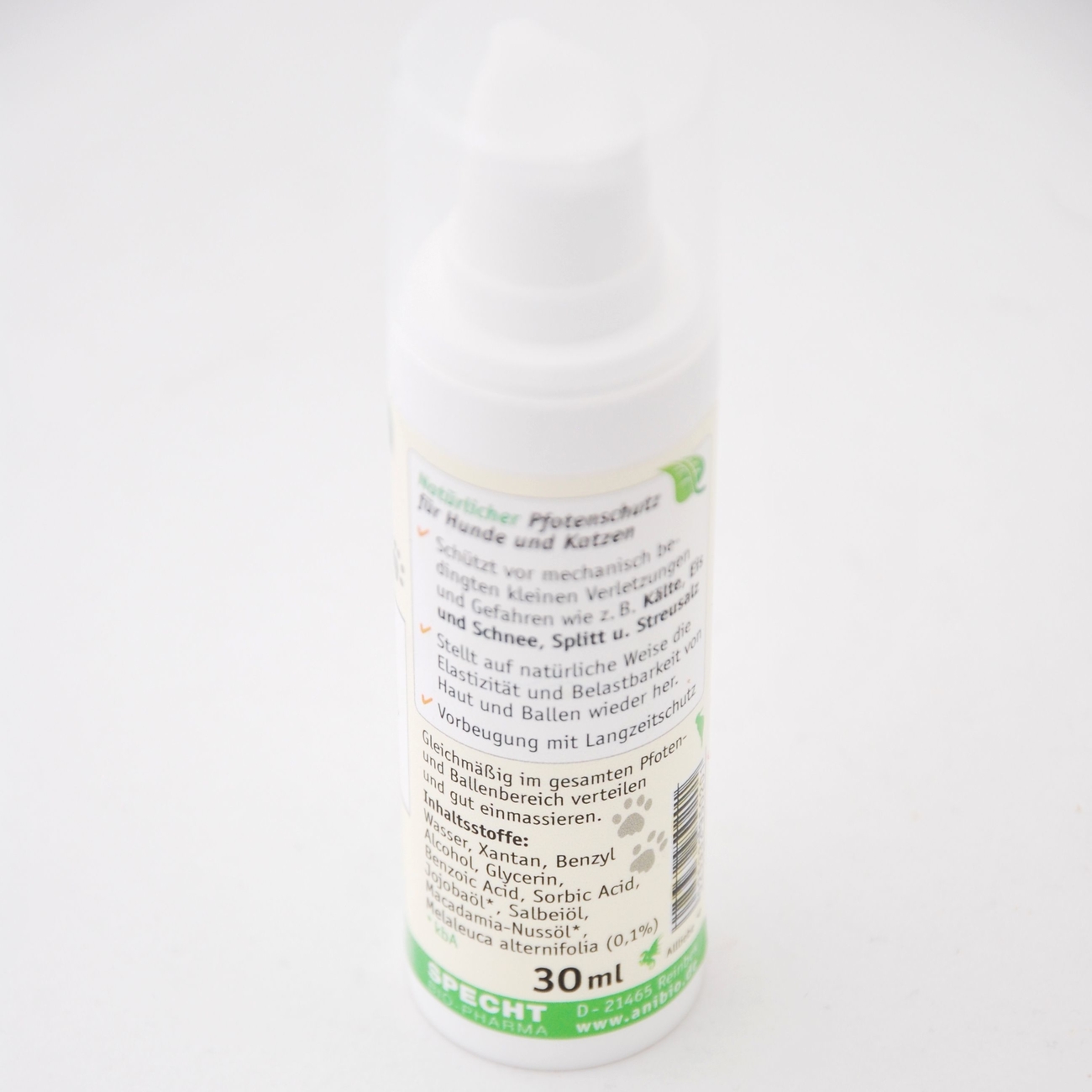 Anibio Pfotenschutz Creme für Hunde und Katzen Bild 2