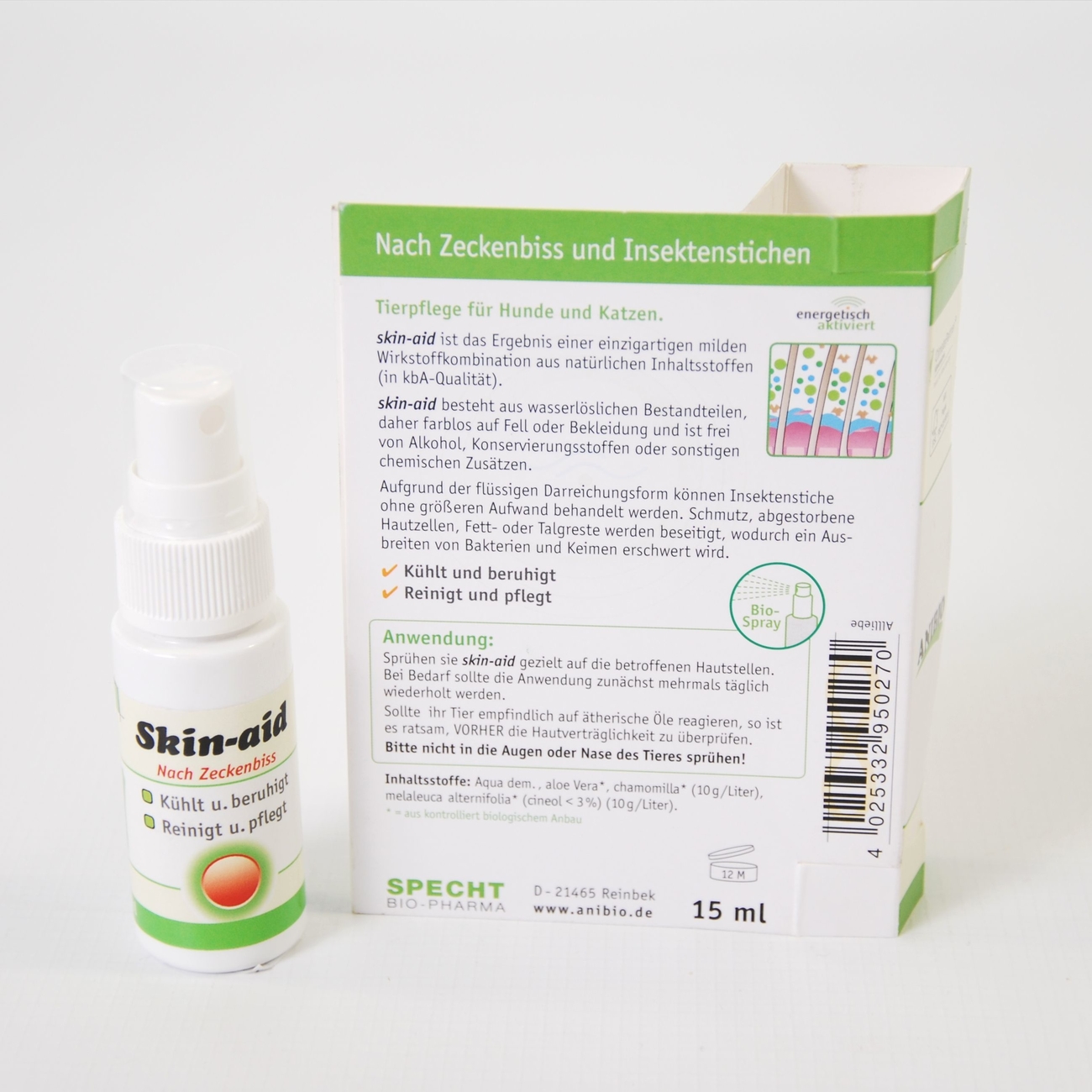 Anibio Skin Aid für Hunde und Katzen Bild 2