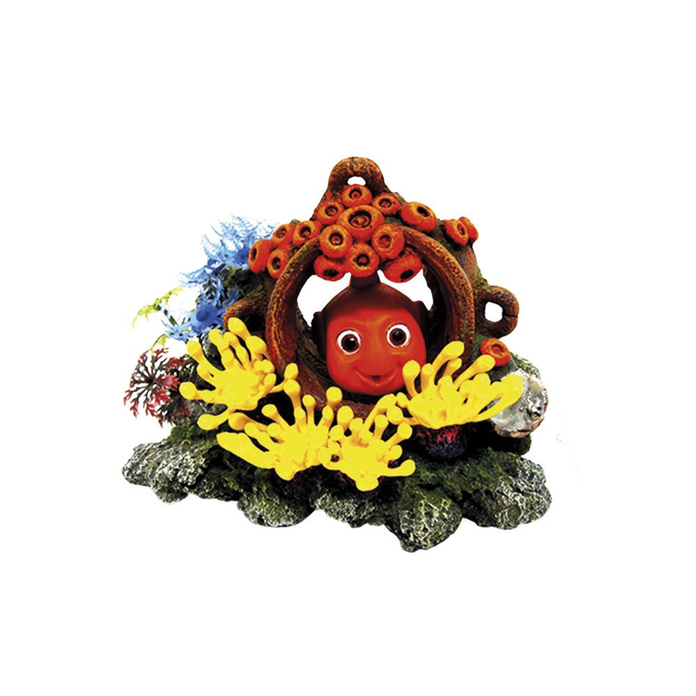 Aqua Ornaments FISCH IM KRUG mit Pflanzen Bild 1