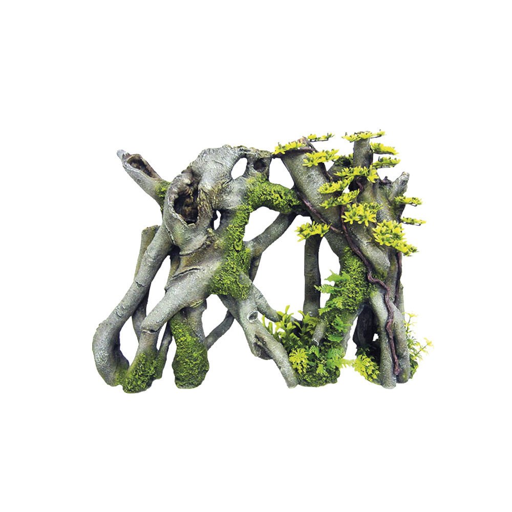 Aqua Ornaments Holz mit Pflanzen Bild 1