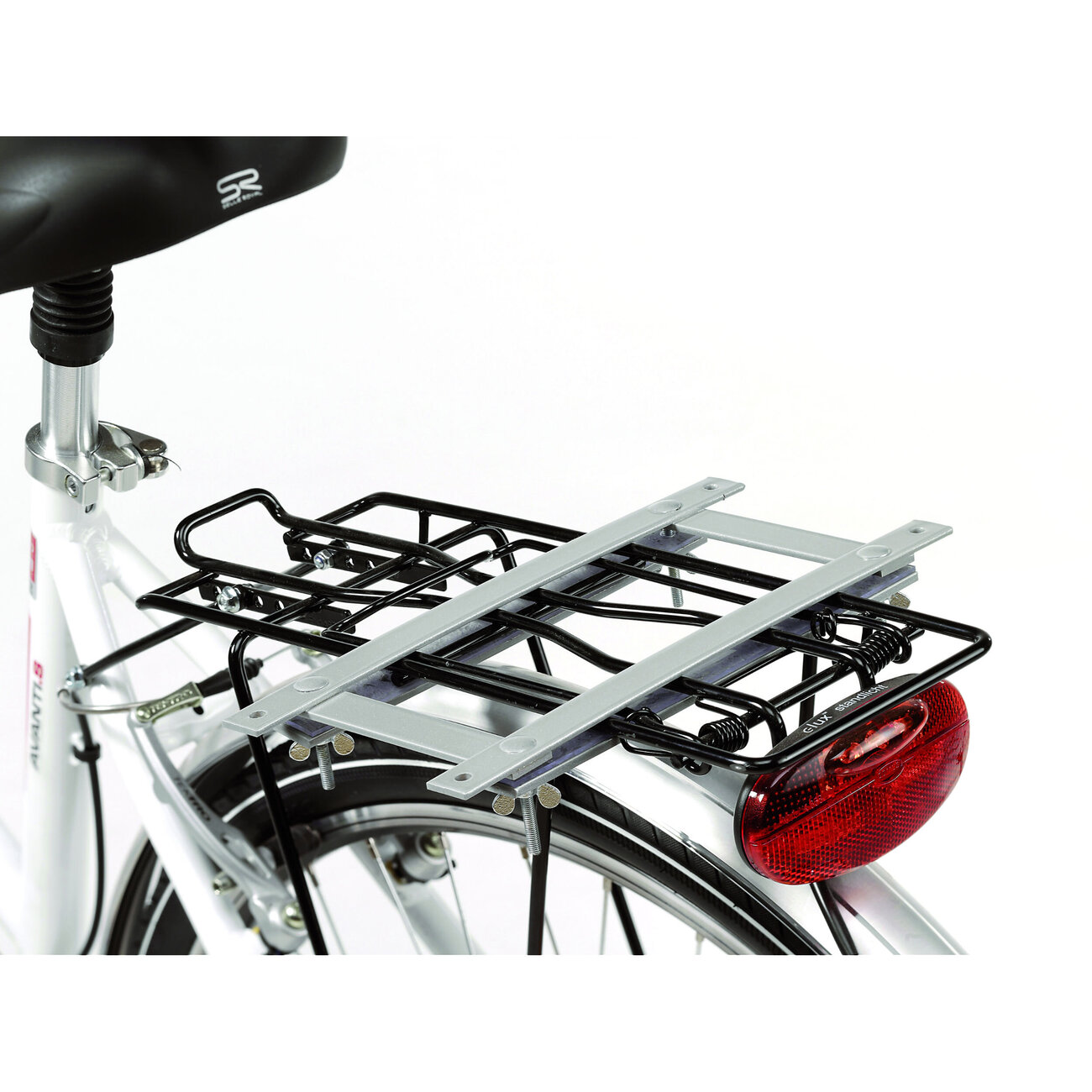 Hunde Fahrradkorb für Gepäckträger mit Gitter Bild 3