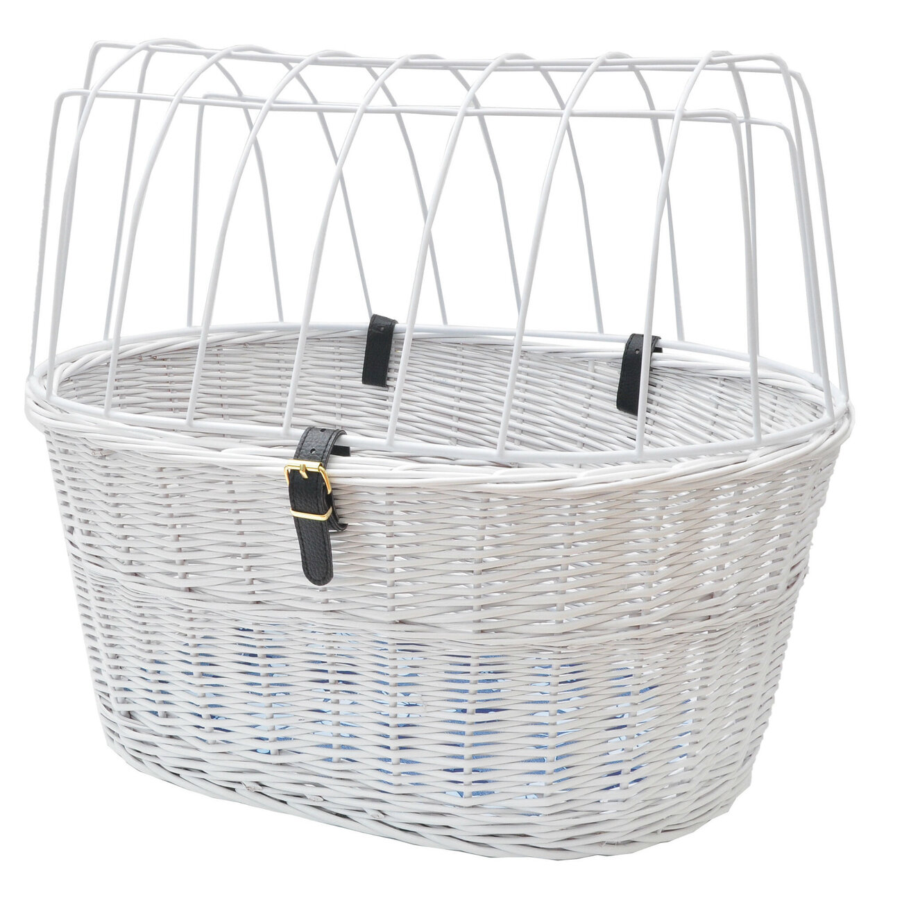 Hunde Fahrradkorb für Gepäckträger mit Gitter Bild 6