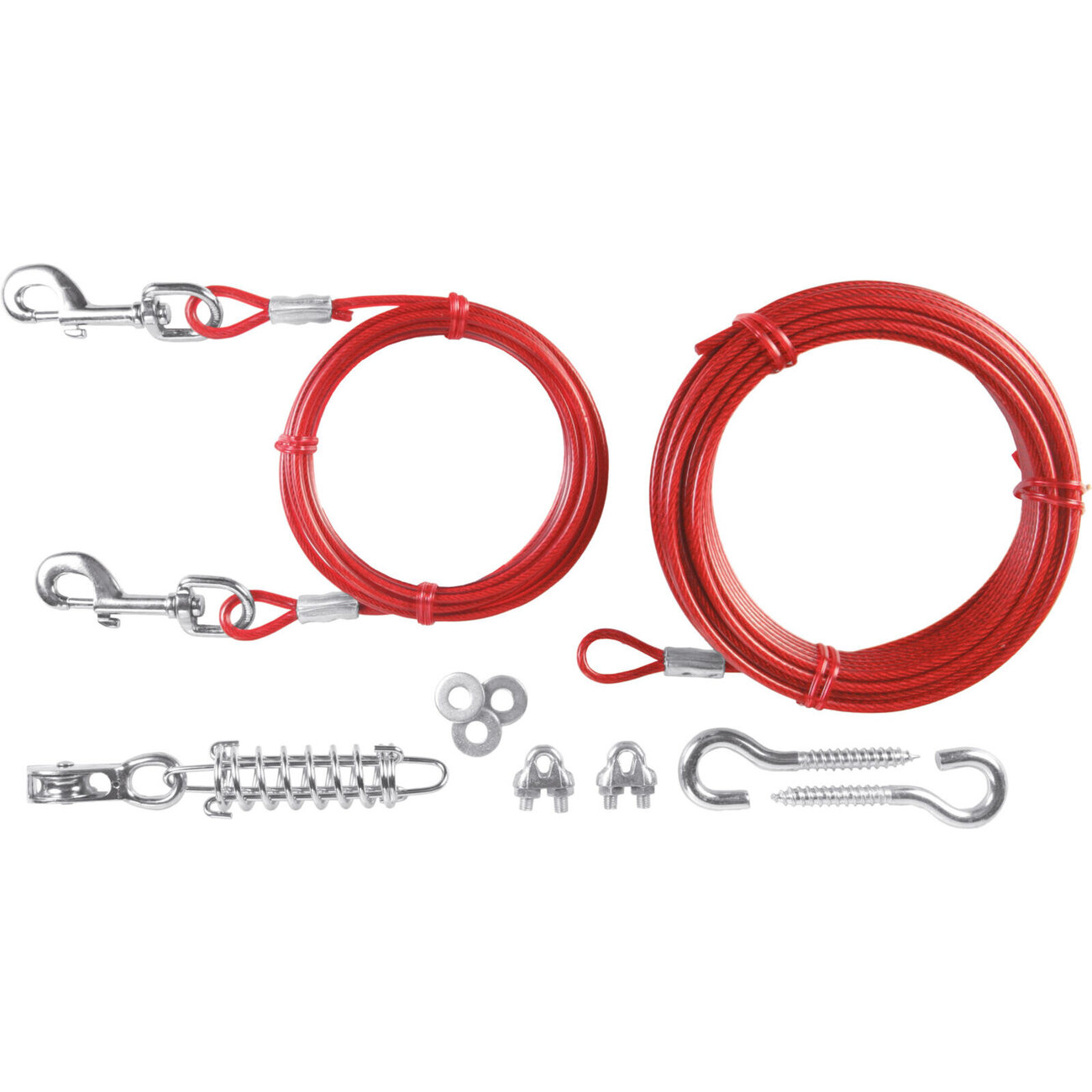 Auslaufleine zum Spannen mit Laufrolle, 15 m Bild 2