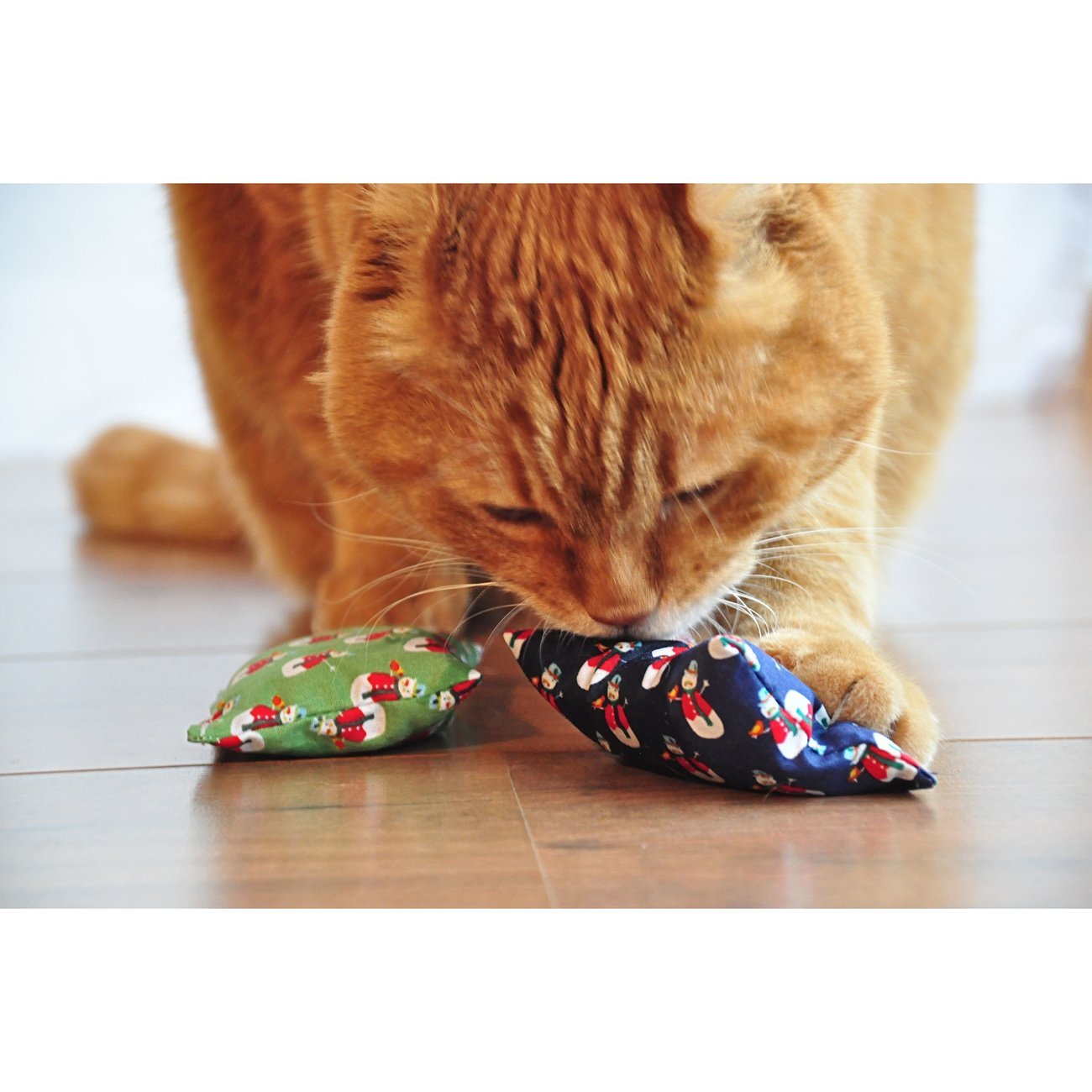 Baldrian-Katzenspielkissen Weihnachtsedition im 2er Set Bild 2