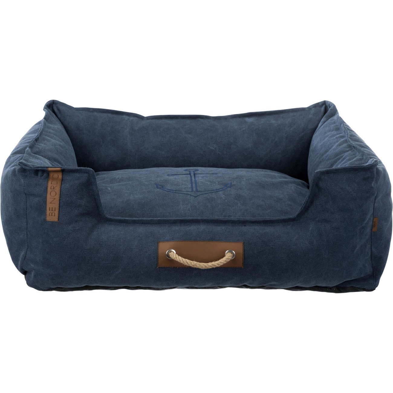 BE NORDIC Hundebett Föhr, 60 × 50 cm, dunkelblau BE NORDIC Hundebett Föhr, 60 × 50 cm, dunkelblau