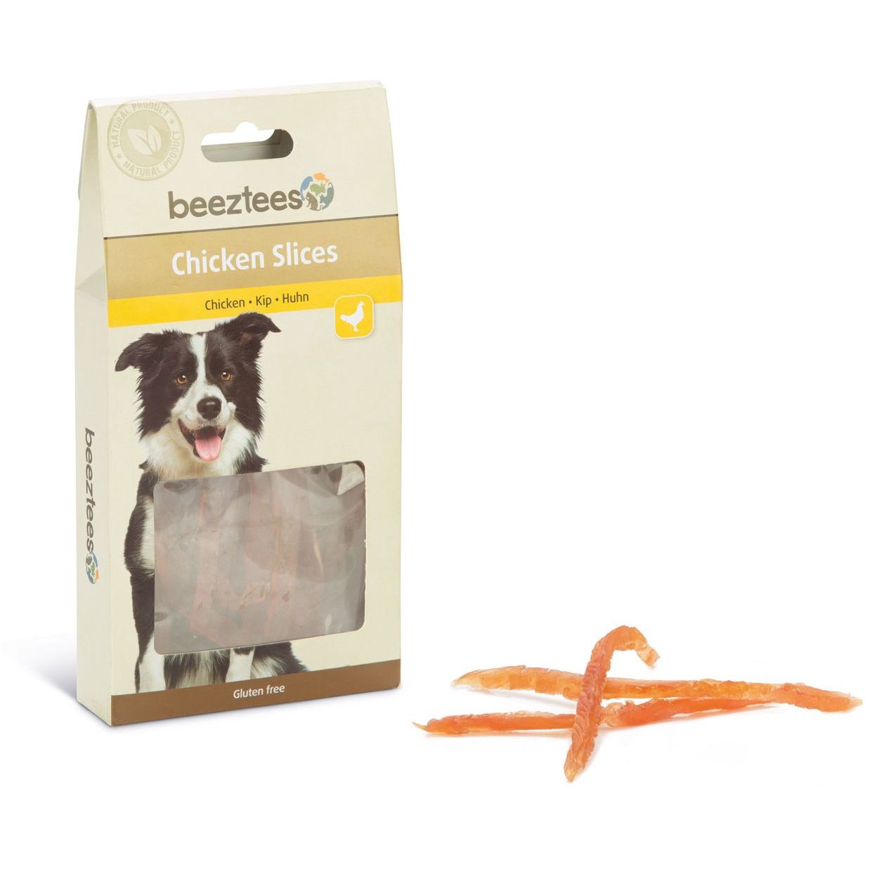 Beeztees Chicken Slices Hundesnack Bild 1