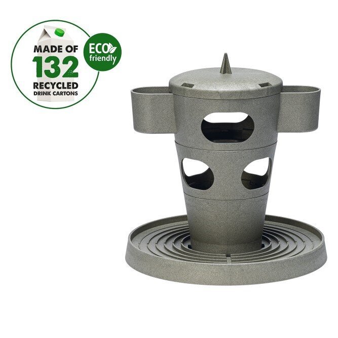 ECO Hühner Snackturm mit Behältern Bild 1