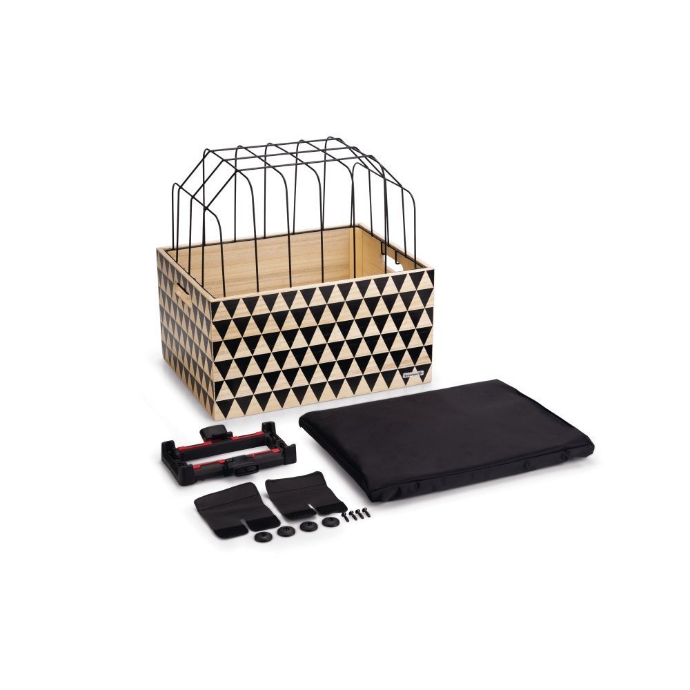 Beeztees Fahrradkorb Holzkiste mit Gitter Bild 6