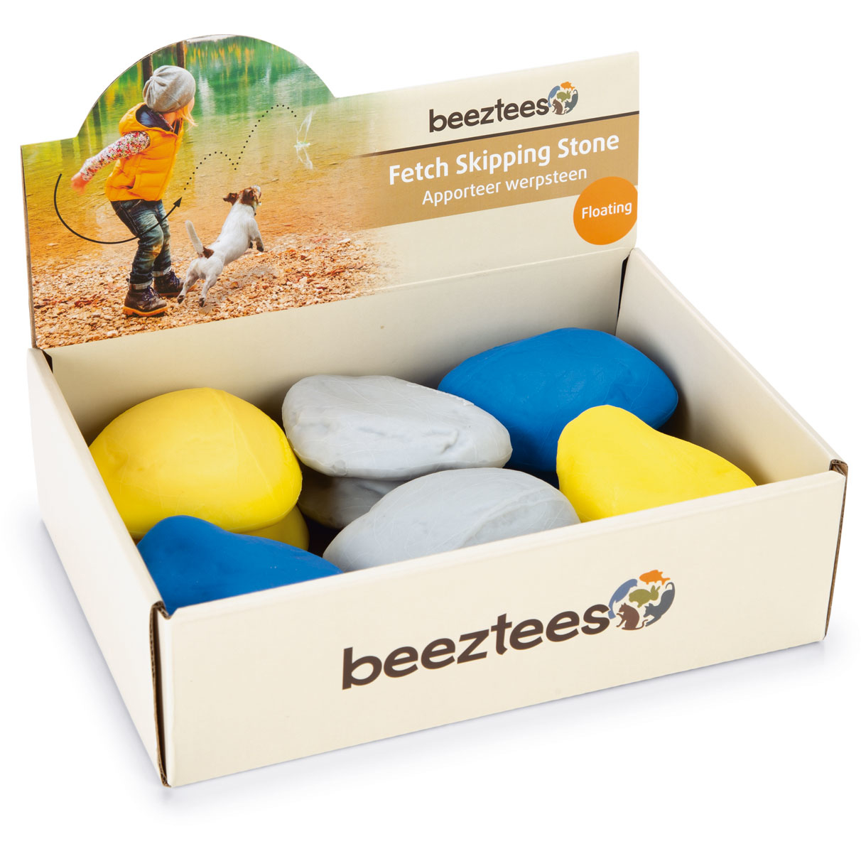 Beeztees Fetch TPR Stein schwimmfähiges Hundespielzeug Bild 3