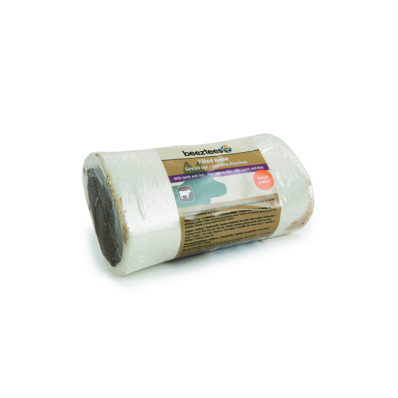 Beeztees gefüllte Kau Knochen für Hunde Bild 2