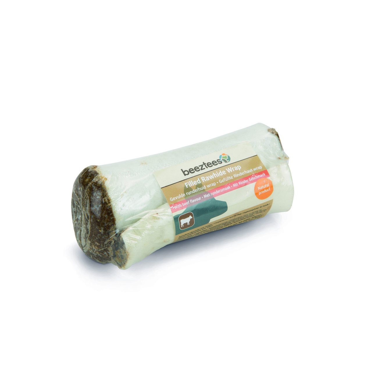Beeztees gefüllter Rinderhaut Wrap Snack für Hunde Bild 3