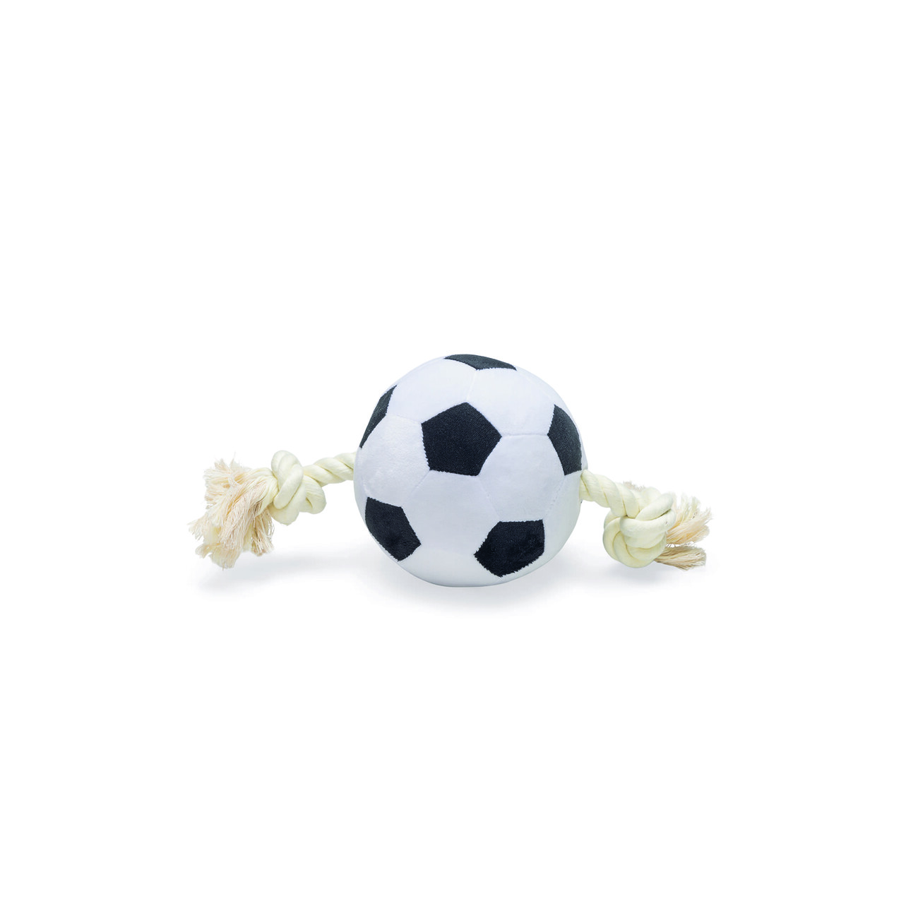 Großer Hundeball Plüschball mit Seil Bild 5