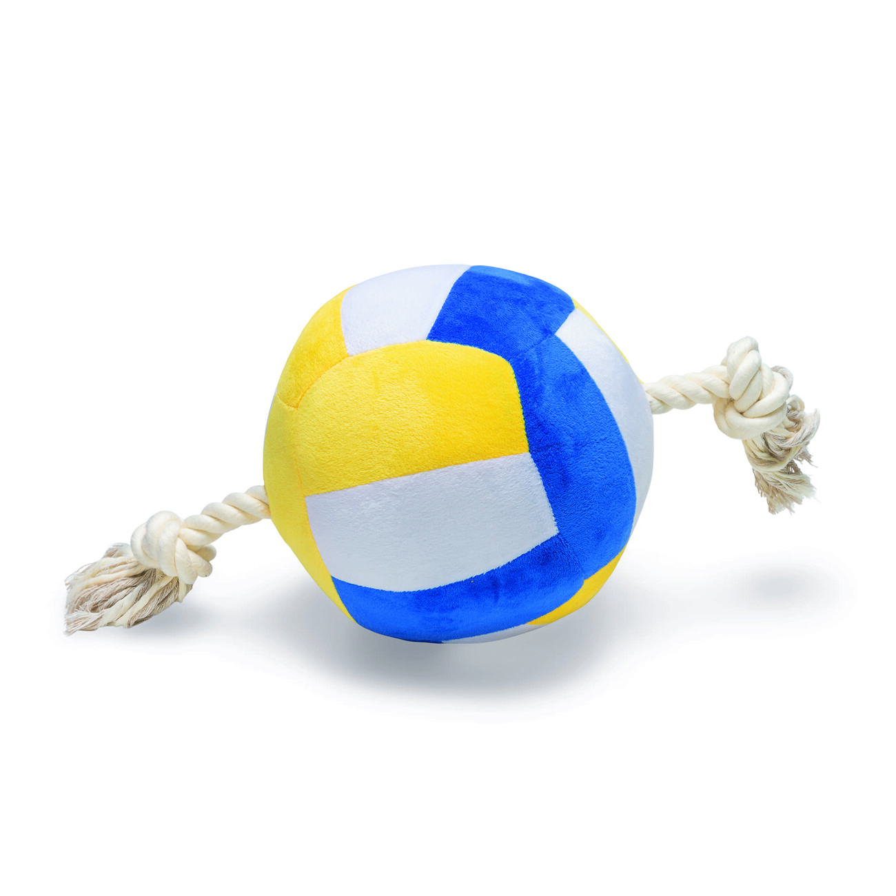 Großer Hundeball Plüschball mit Seil Bild 4