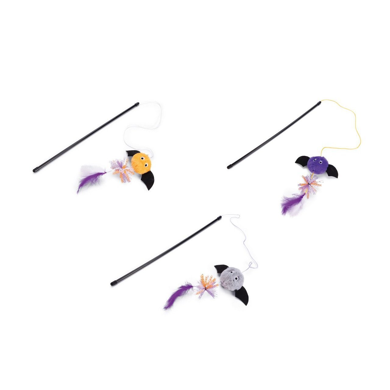 Halloween Katzenangel Fledermaus Bild 1