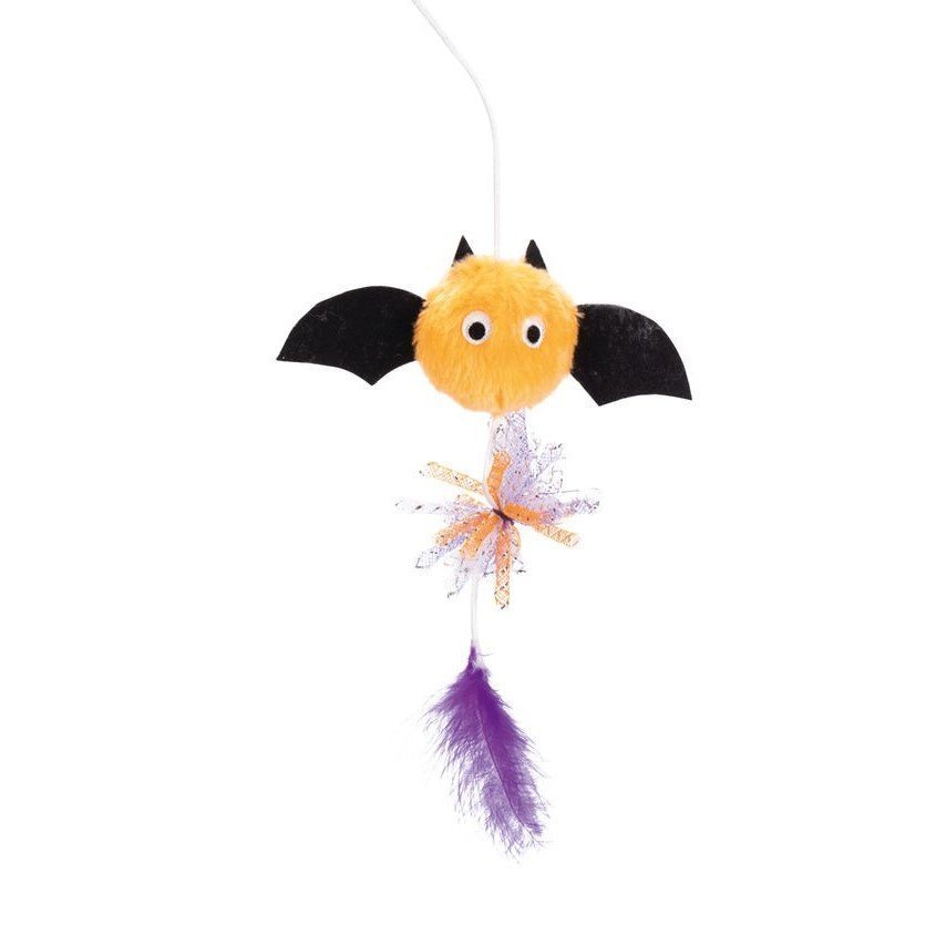 Halloween Katzenangel Fledermaus Bild 3