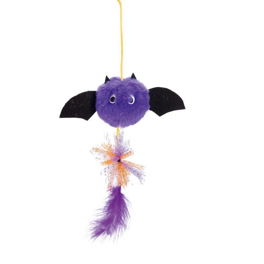 Halloween Katzenangel Fledermaus Bild 7