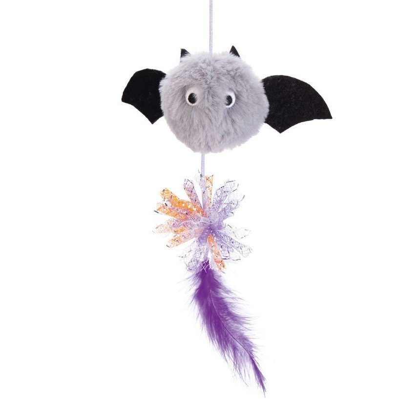 Halloween Katzenangel Fledermaus Bild 5