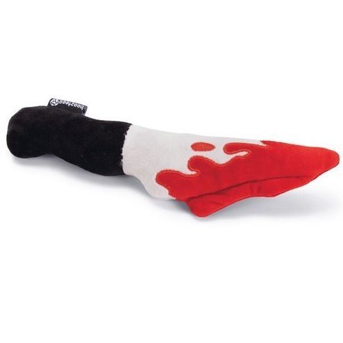 Halloween Spielzeug Messer aus Plüsch Bild 1