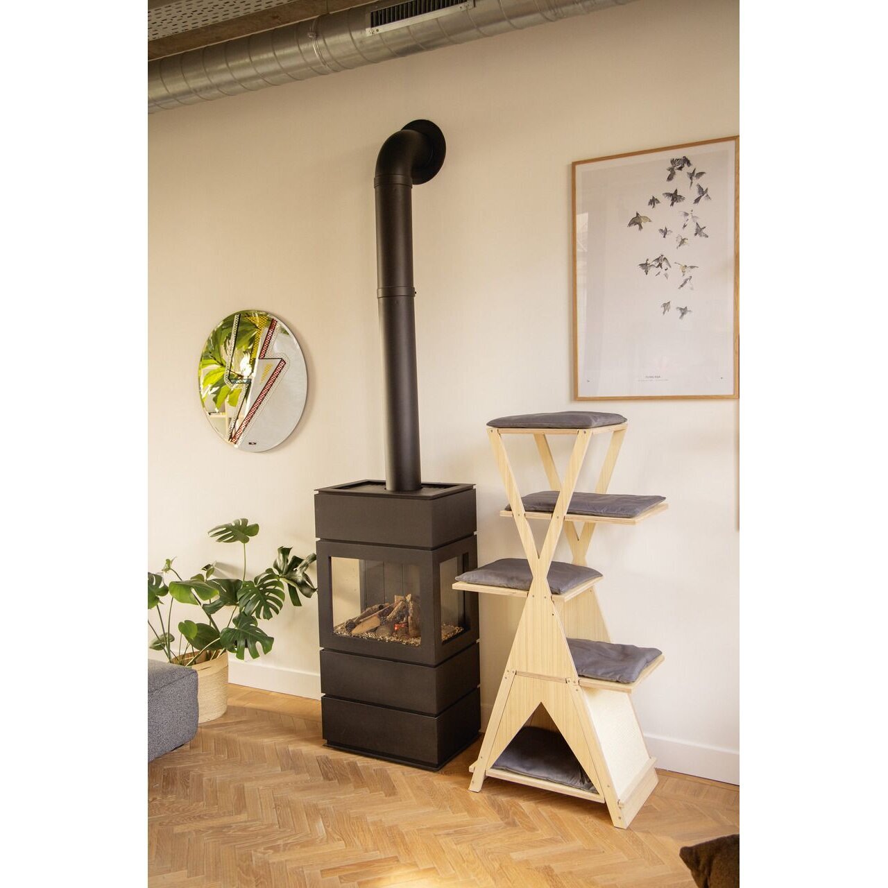 Beeztees Holz Kratzbaum Mirza Bild 4