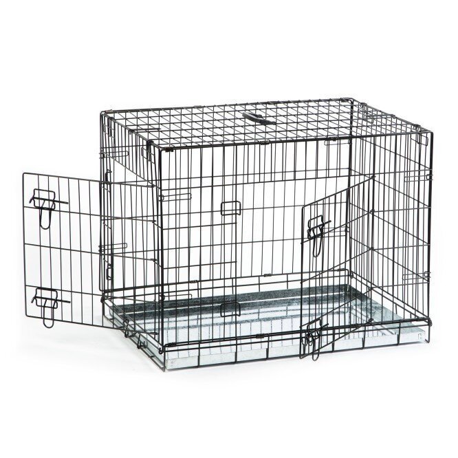 Hunde Gitterbox schwarz verzinkt Bild 5