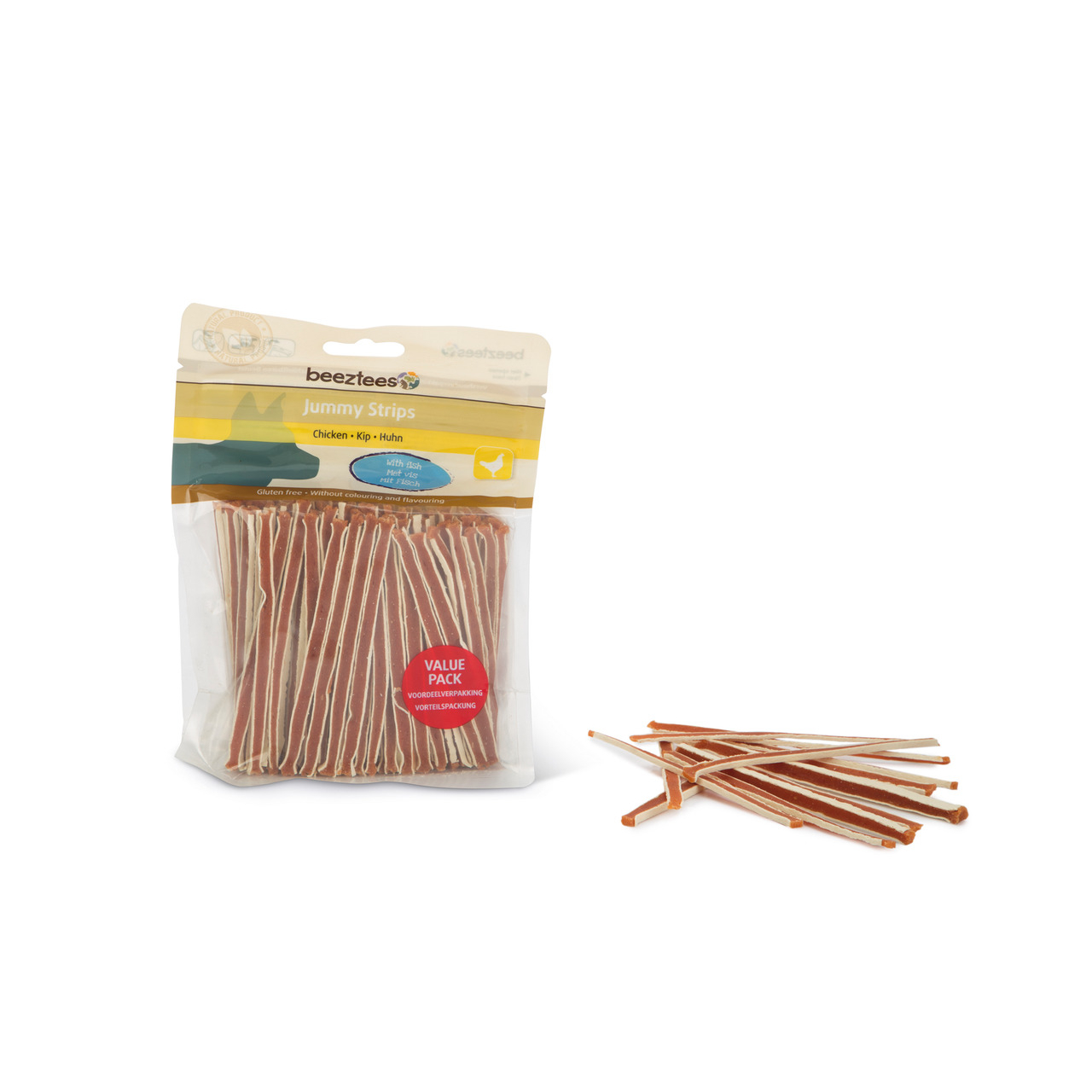 Beeztees Jummy Strips Hundesnack Bild 1