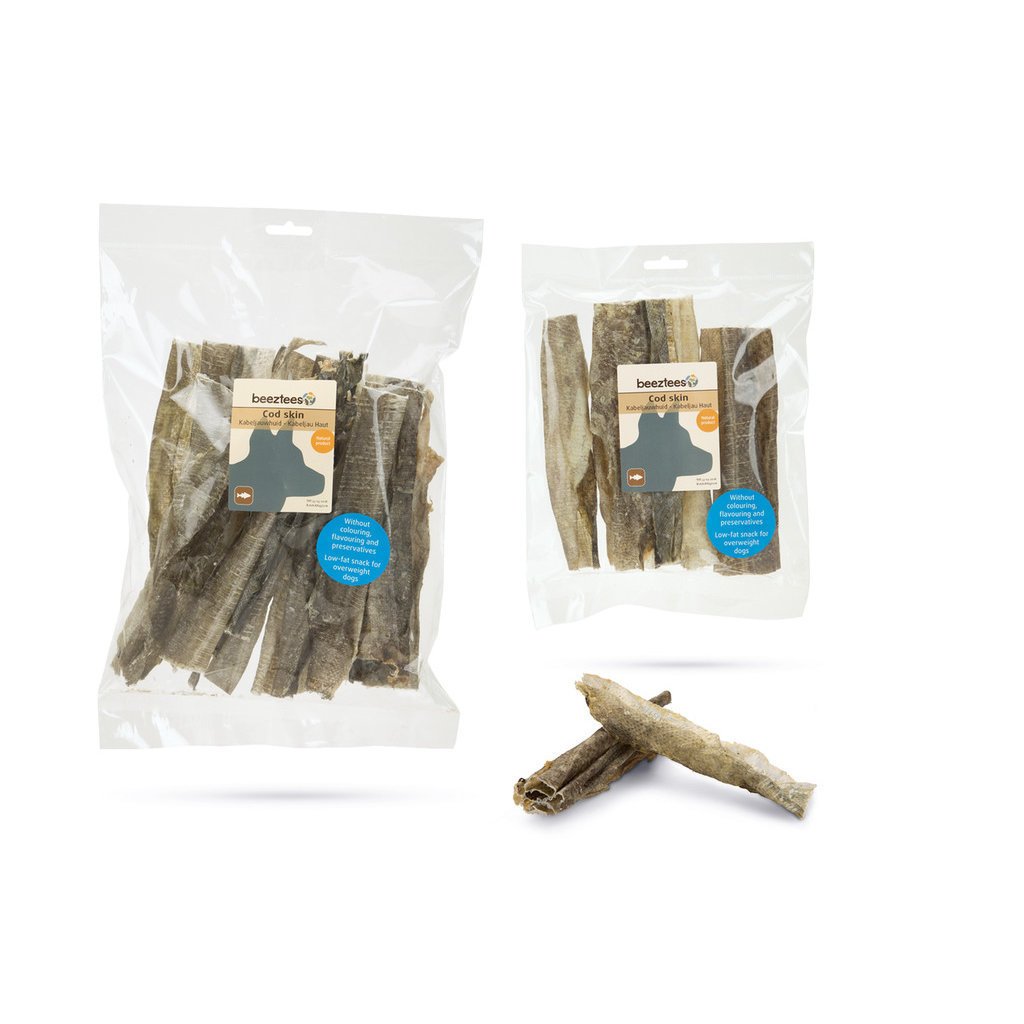 Beeztees Kabeljauhaut Hundesnack Bild 1