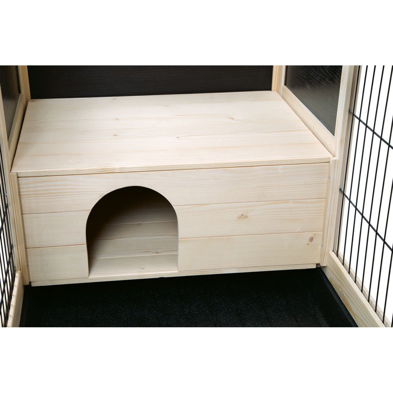 Kaninchenstall Jez Indoor Holz Bild 6