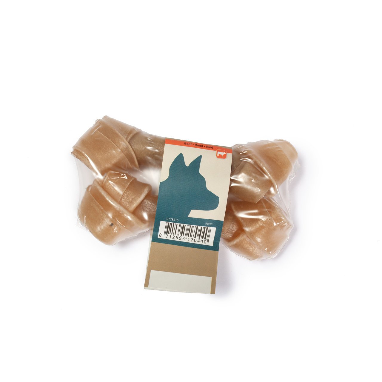 Beeztees Kauknoten Rinderhaut für Hunde Bild 2