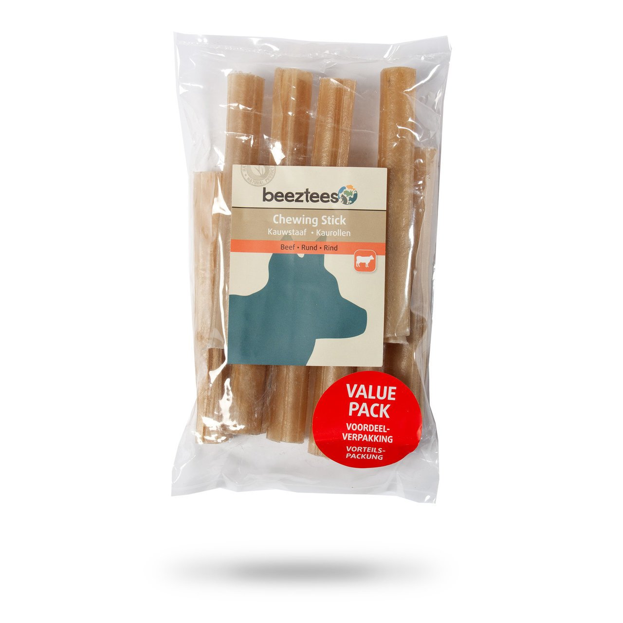 Beeztees Kaustick für Hunde Rinderhaut Bild 7