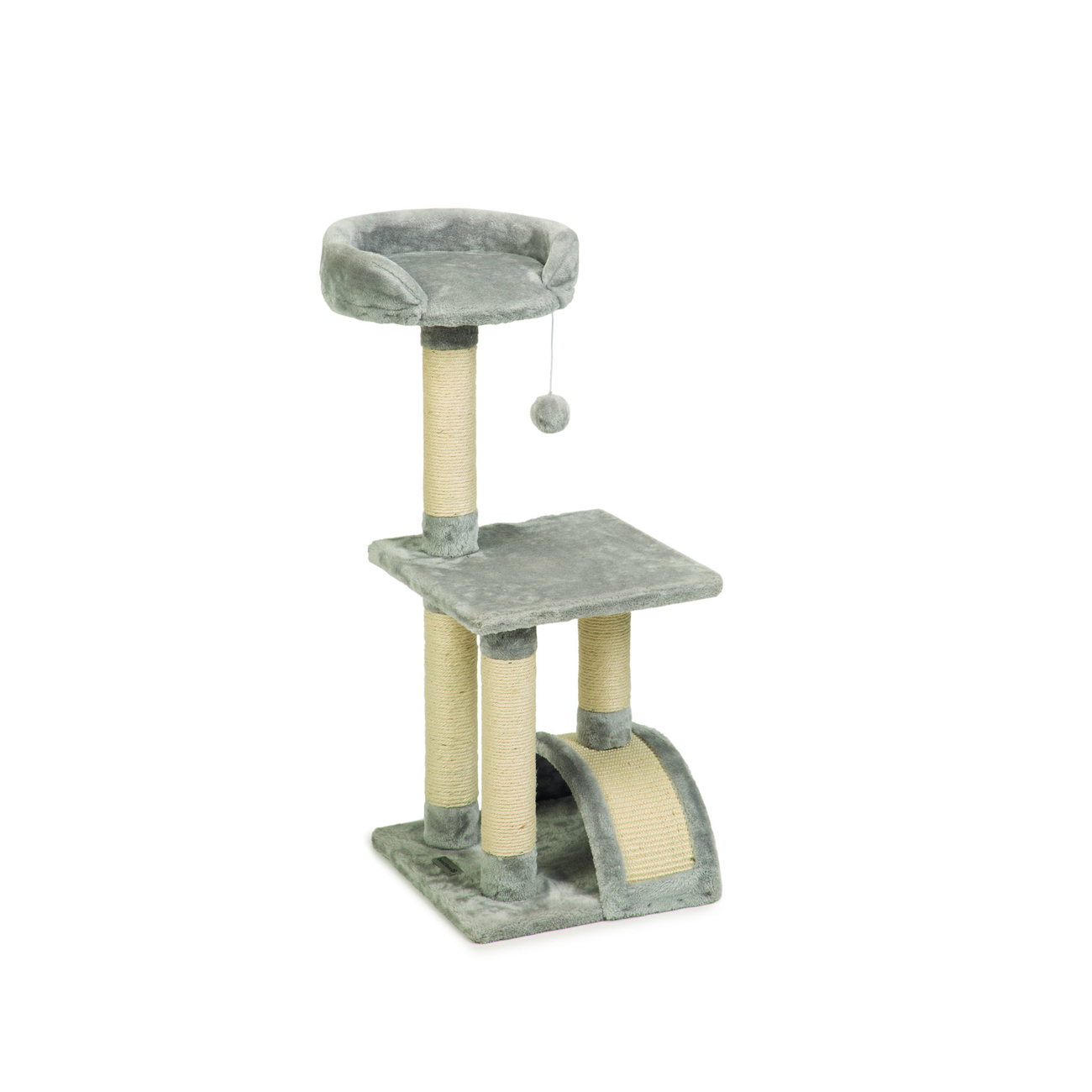 Beeztees Kratzbaum Tanica, 35 x 35 x 82 cm, grau Beeztees Kratzbaum Tanica, 35 x 35 x 82 cm, grau