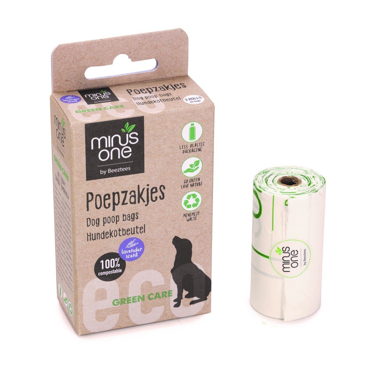 Minus One Kompostierbare Kotbeutel Lavendelduft Bild 2