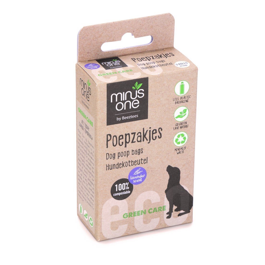 Minus One Kompostierbare Kotbeutel Lavendelduft Bild 5