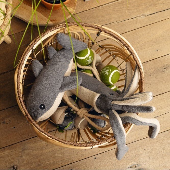 Minus One Recyceltes Hundespielzeug Oktopus Bild 4