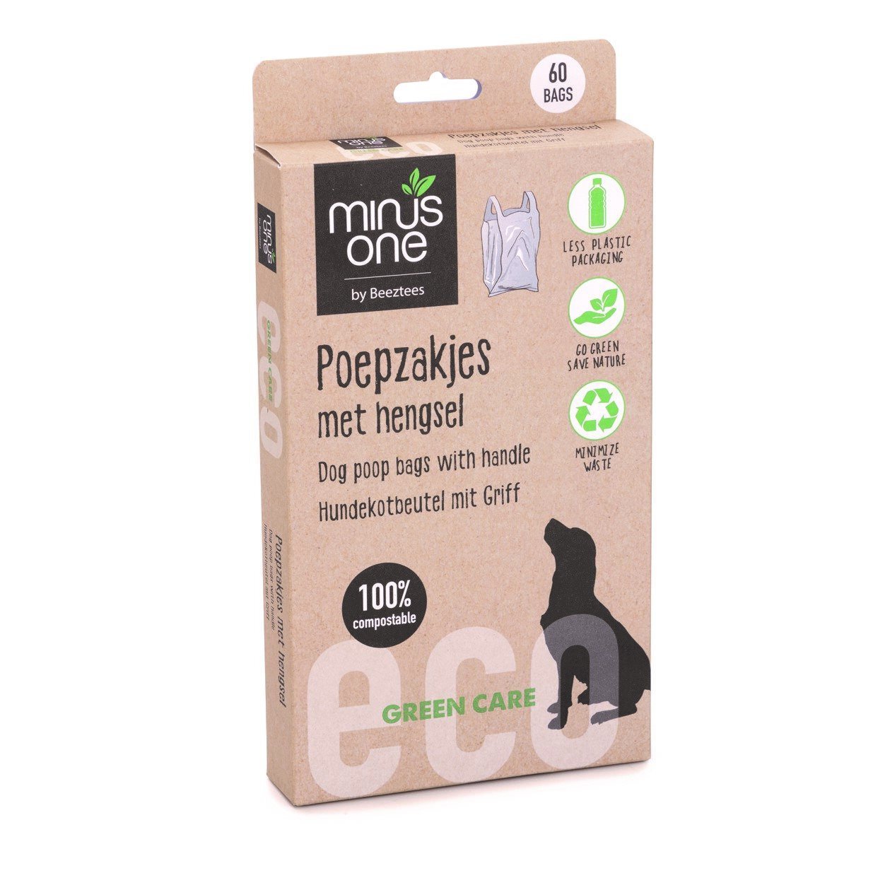 Minus One Recycling Kotbeutel mit Henkeln Bild 3