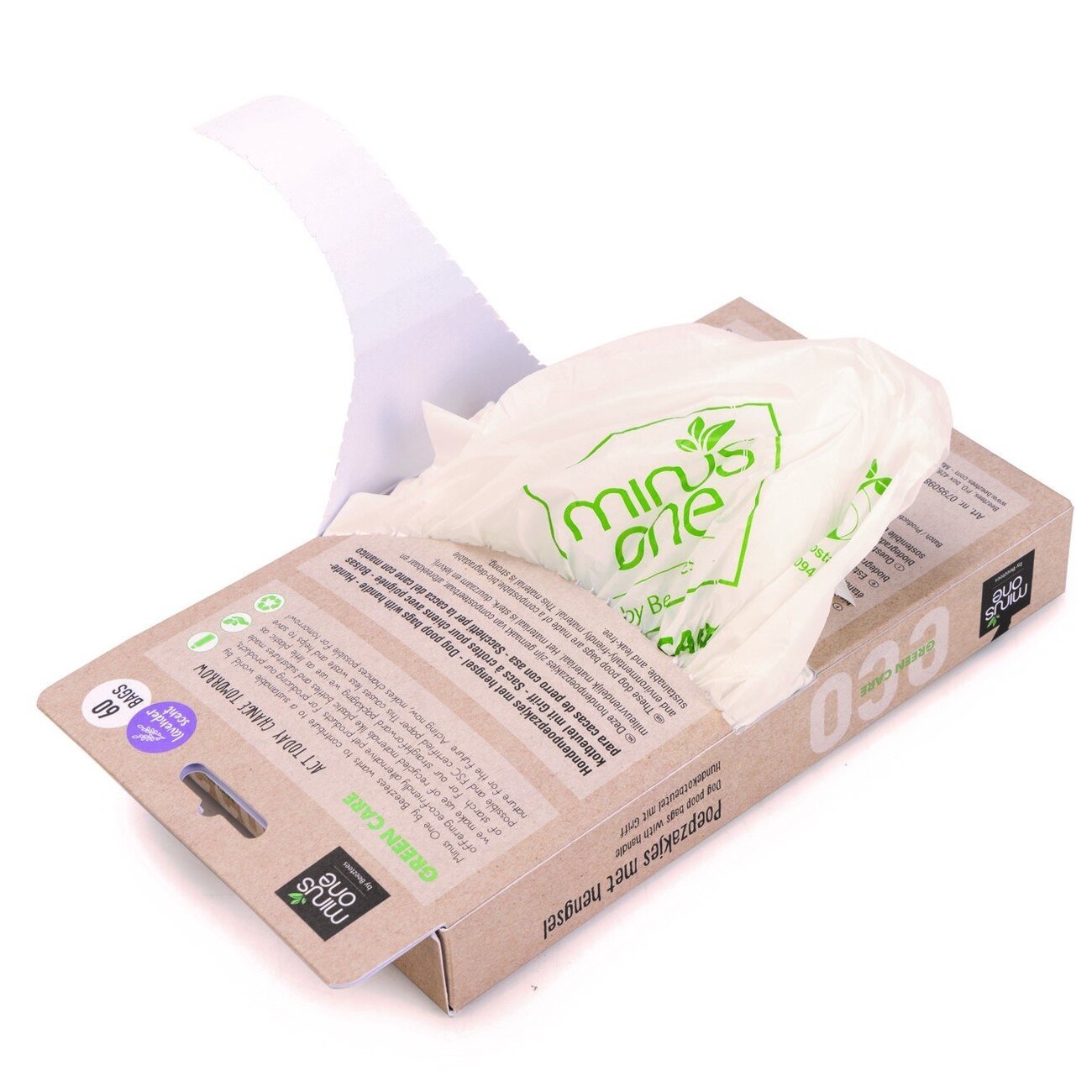 Minus One Recycling Kotbeutel mit Henkeln Bild 4