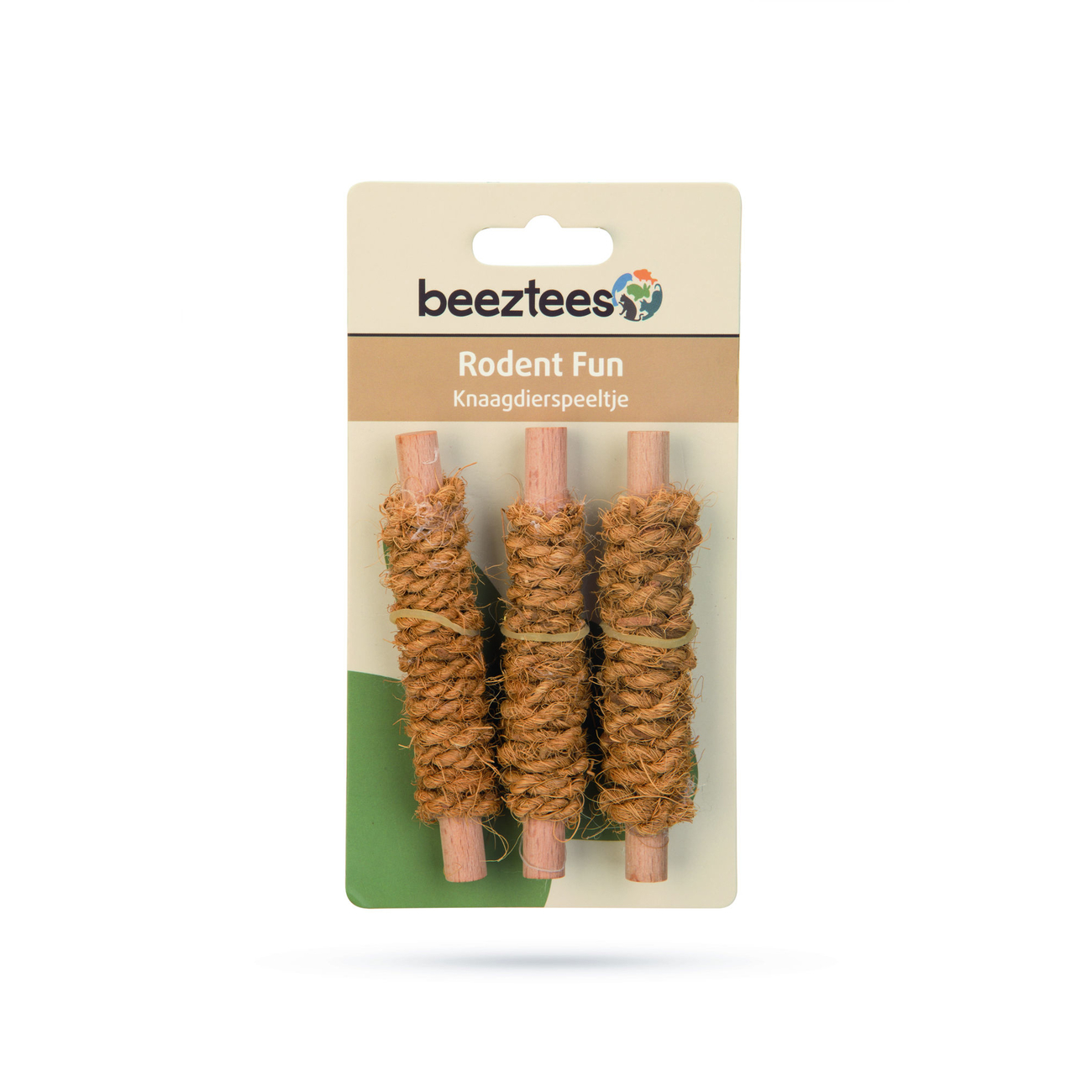 Beeztees Nagerspielsnack Kokusnuss Seil Bild 2