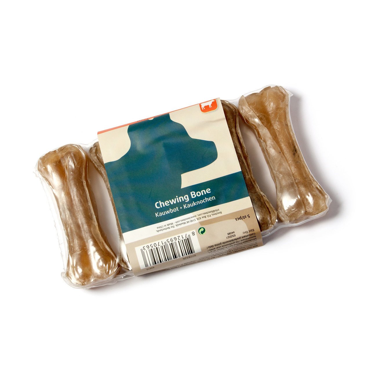 Beeztees Rinderhaut Kauknochen für Hunde Bild 8