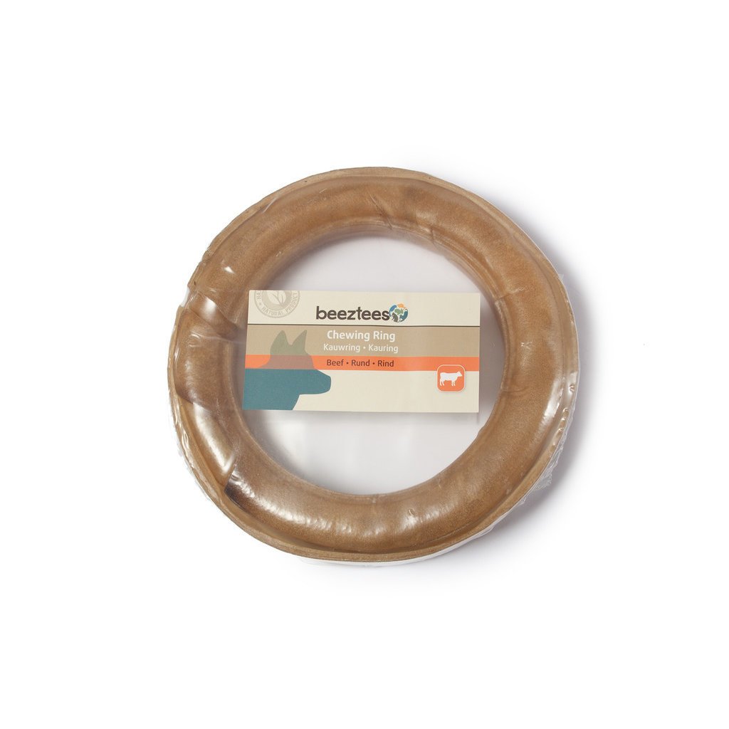 Beeztees Rinderhaut Kauring für Hunde Bild 1