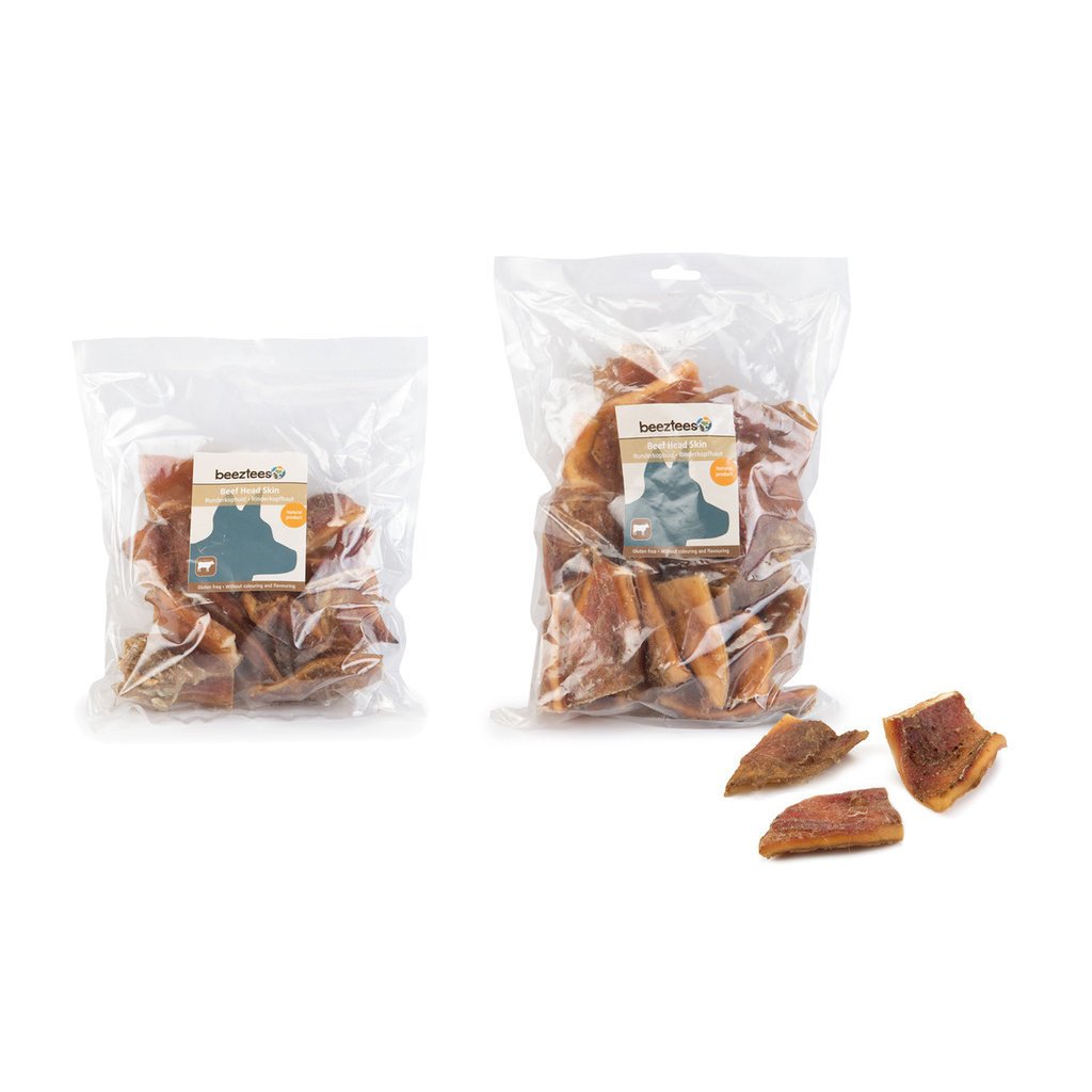Beeztees Rinderkopfhautstücke für Hunde Bild 1