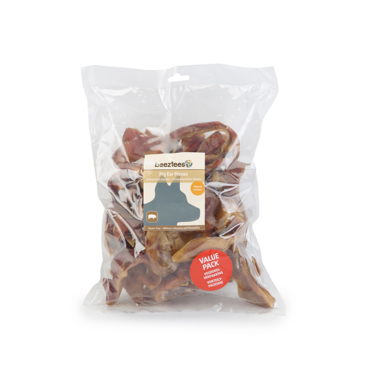 Beeztees Schweineohrstücke Hundesnack Bild 5