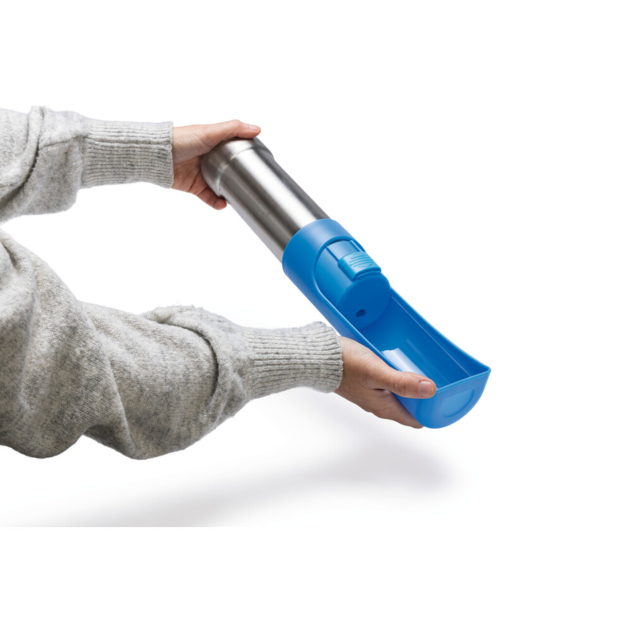 Trinkflasche LOE mit Schale aus Edelstahl Bild 6