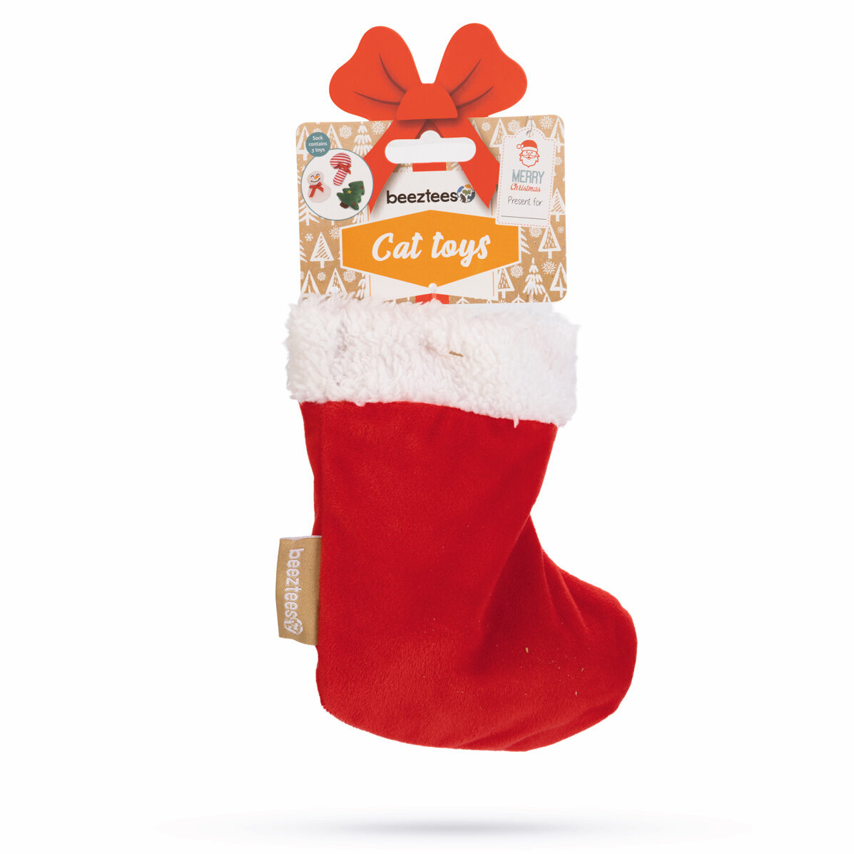 Weihnachtsstrumpf Katze Bild 3