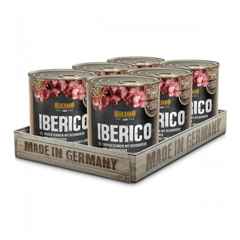 Belcando Iberico Schwein mit Kichererbsen Nassfutter für Hunde Bild 1