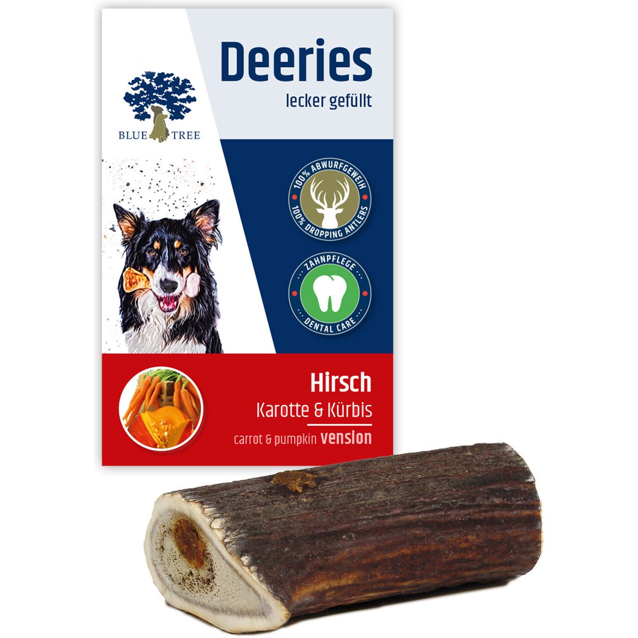 Deeries gefüllter Geweih Hundekausnack Bild 8