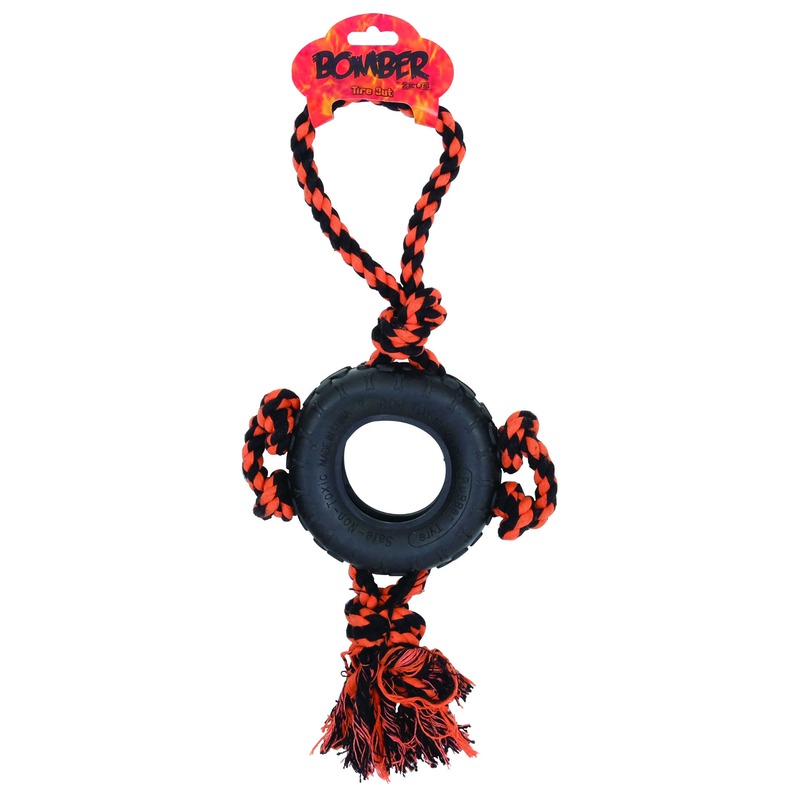 Bomber Tire Cut Hundespielzeug Bild 2