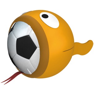 Booga Ball Hunde Fussball mit Neopren Hülle Bild 6
