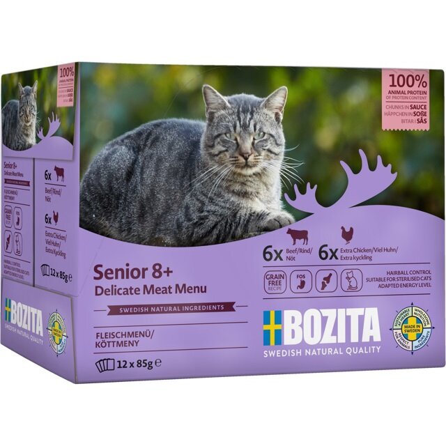 Katzenfutter Frischebeutel Senior 8 Plus Multibox Bild 1