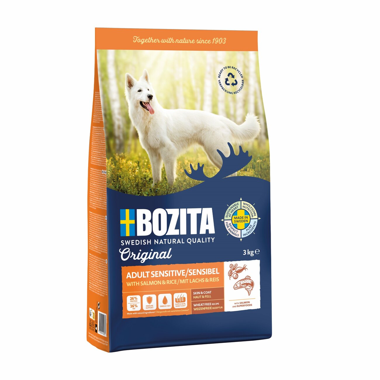 Original Adult Sensitive Skin & Coat Hundefutter Bild 1